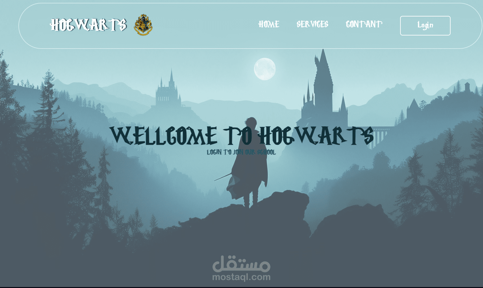 موقع محاكاة  لمدرسة هوجوورتس من عالم هاري بوتر