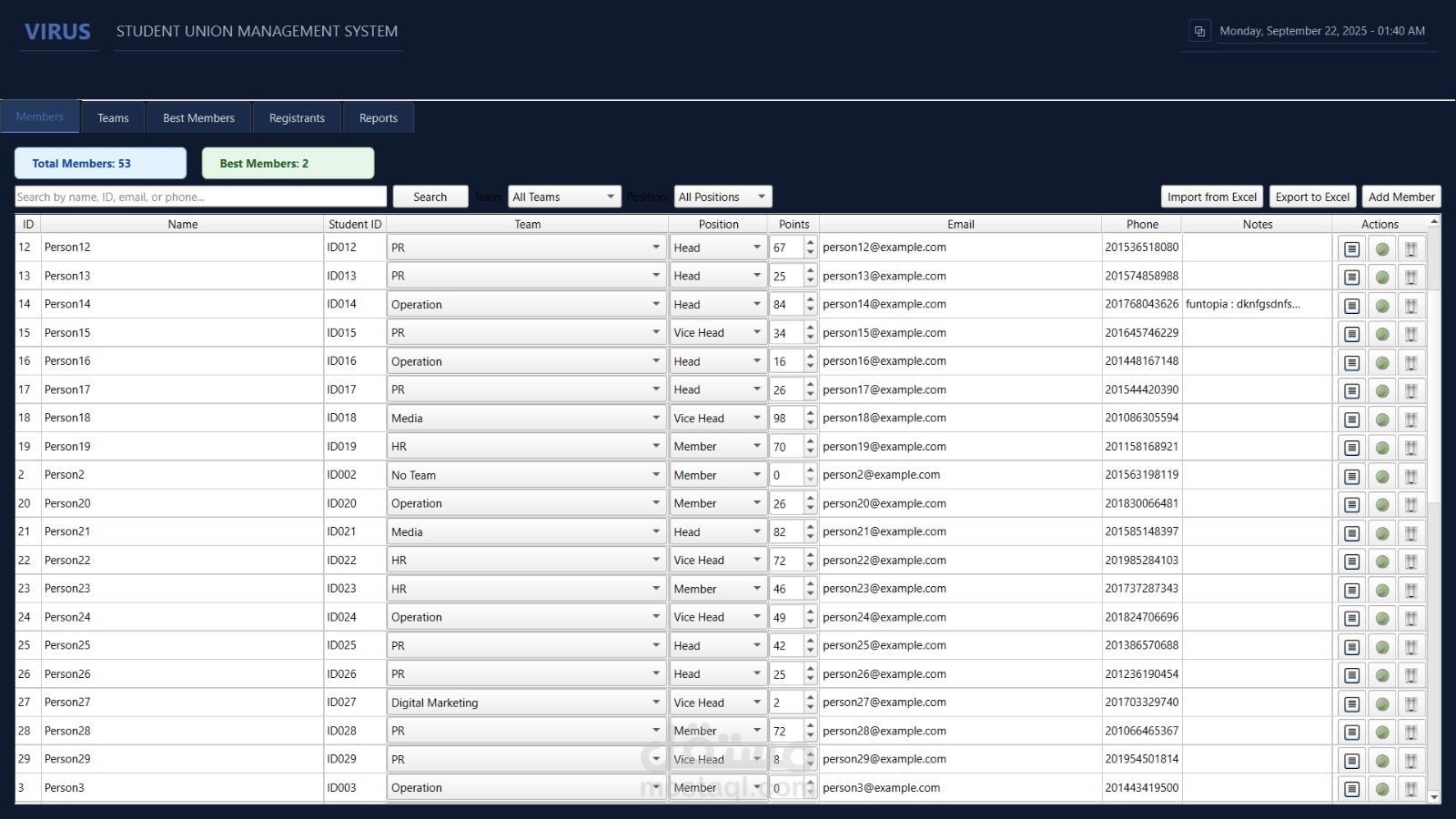 Desktop system application