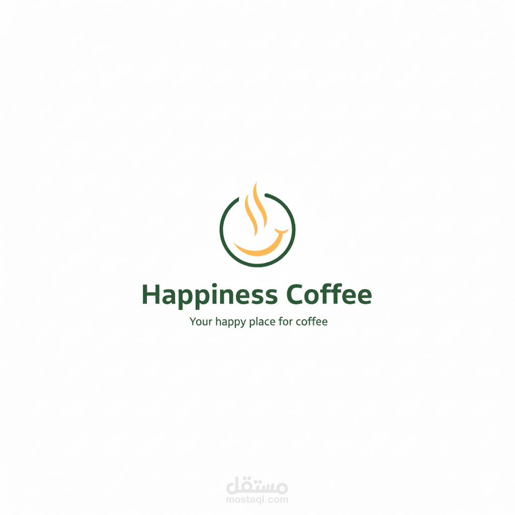 لوجو لمشروع كوفي شوب صغير