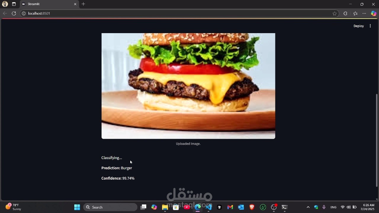 Built and trained an image classification model utilizing the ResNet50 architecture