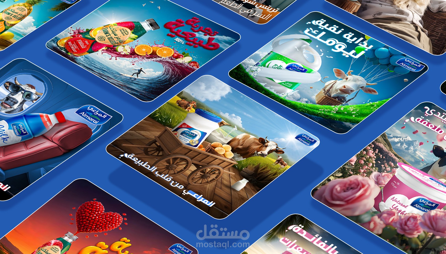 تصميمات سوشيال ميديا لشركة المراعي