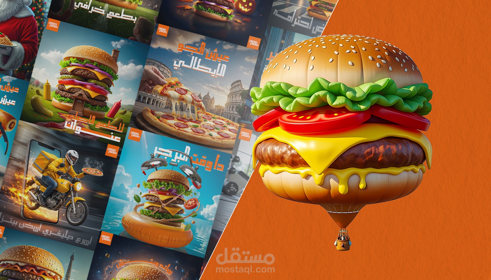 تصميمات سوشيال ميديا لمطعم