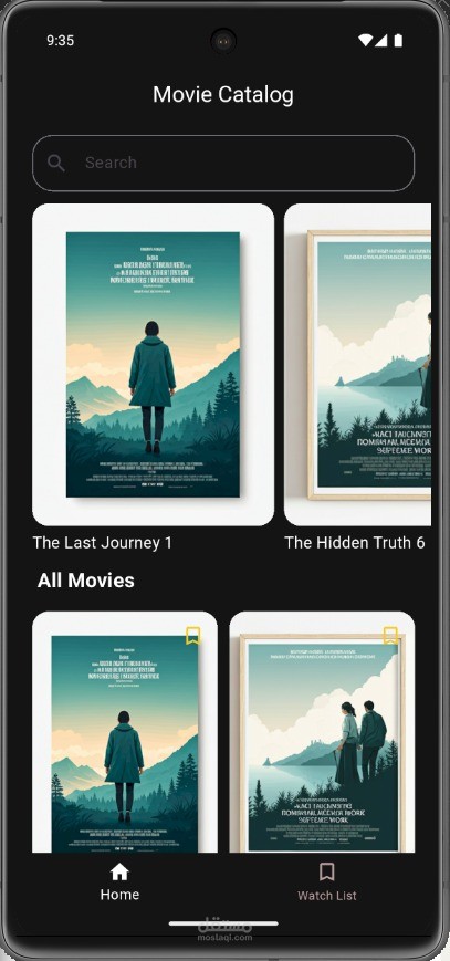 movie app with flutter