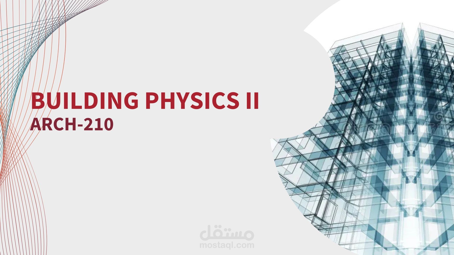 BUILDING PHYSICS II