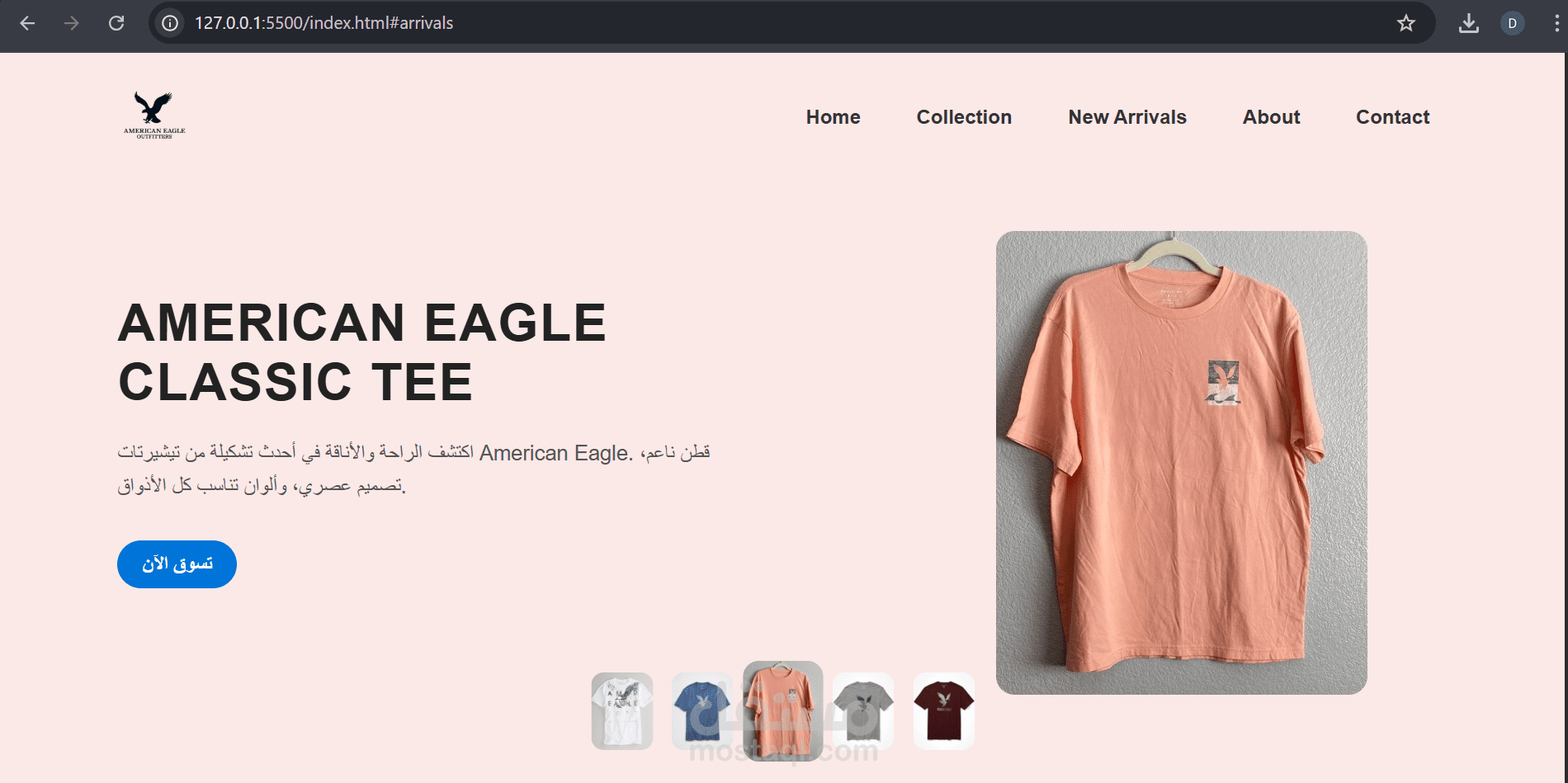 برمجة وتطوير صفحة هبوط