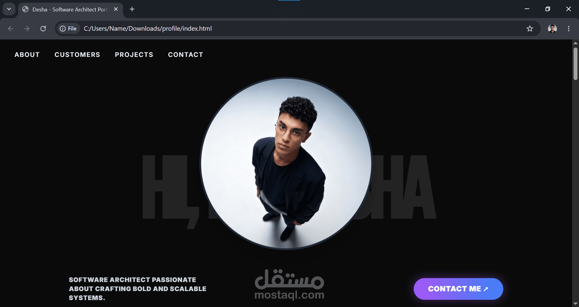 معرض اعمال portfolio