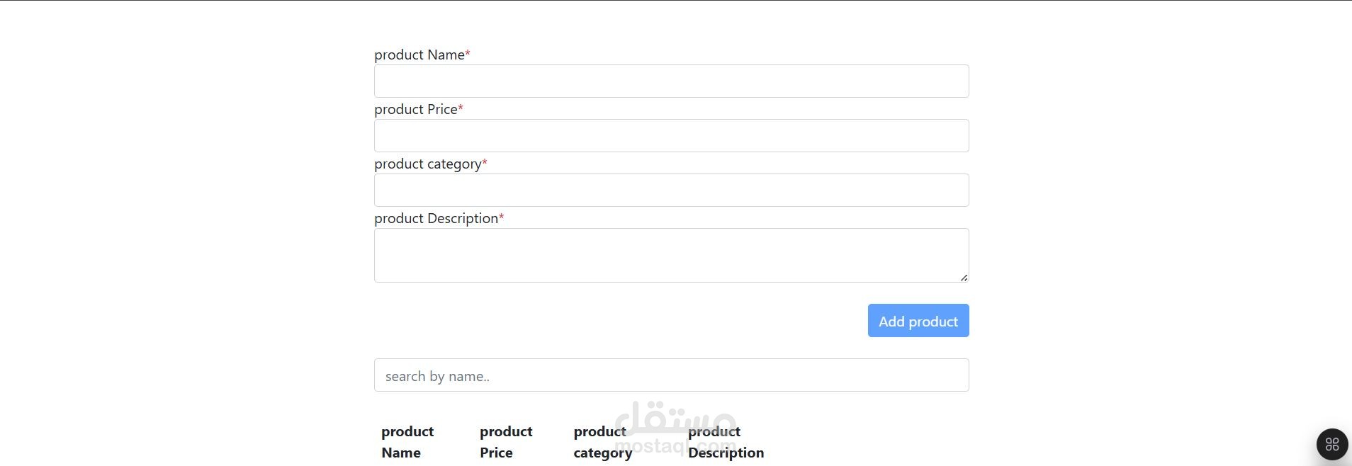 تطوير تطبيق CRUD لإدارة البيانات باستخدام JavaScript