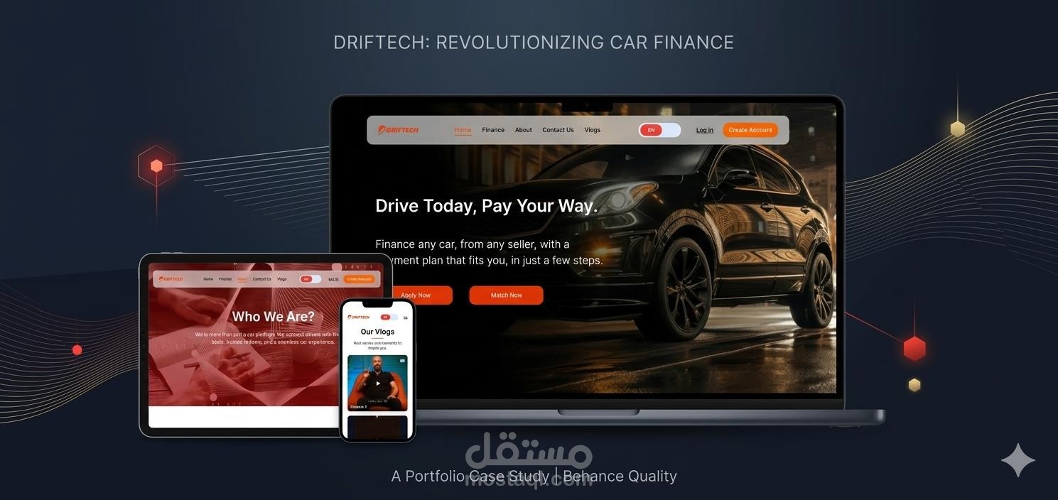 driftech هي منصة لتسهيل العثور على سيارة بافضل نظام تقسيط