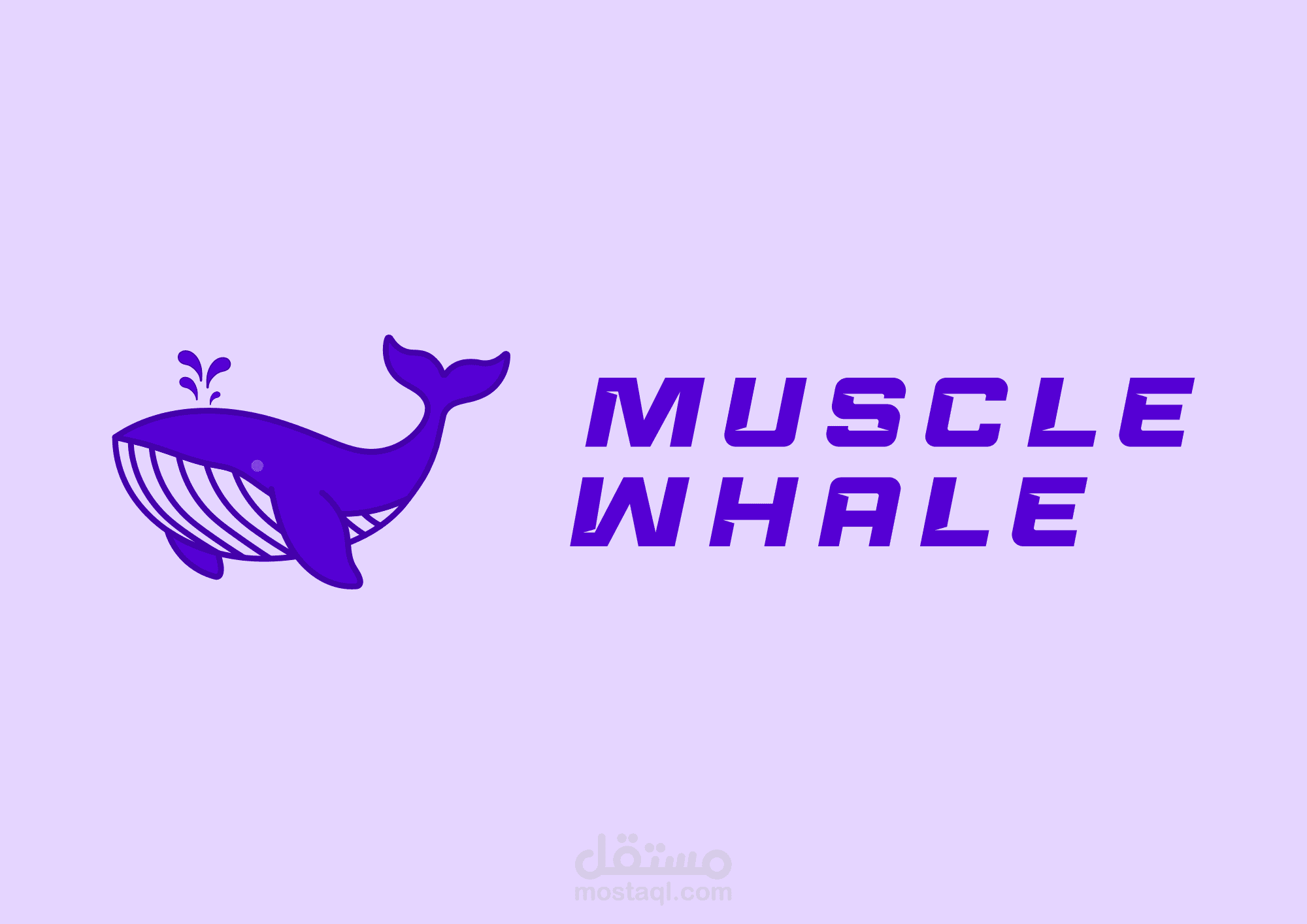 MUSCLE WHALE | theoretical brand identity