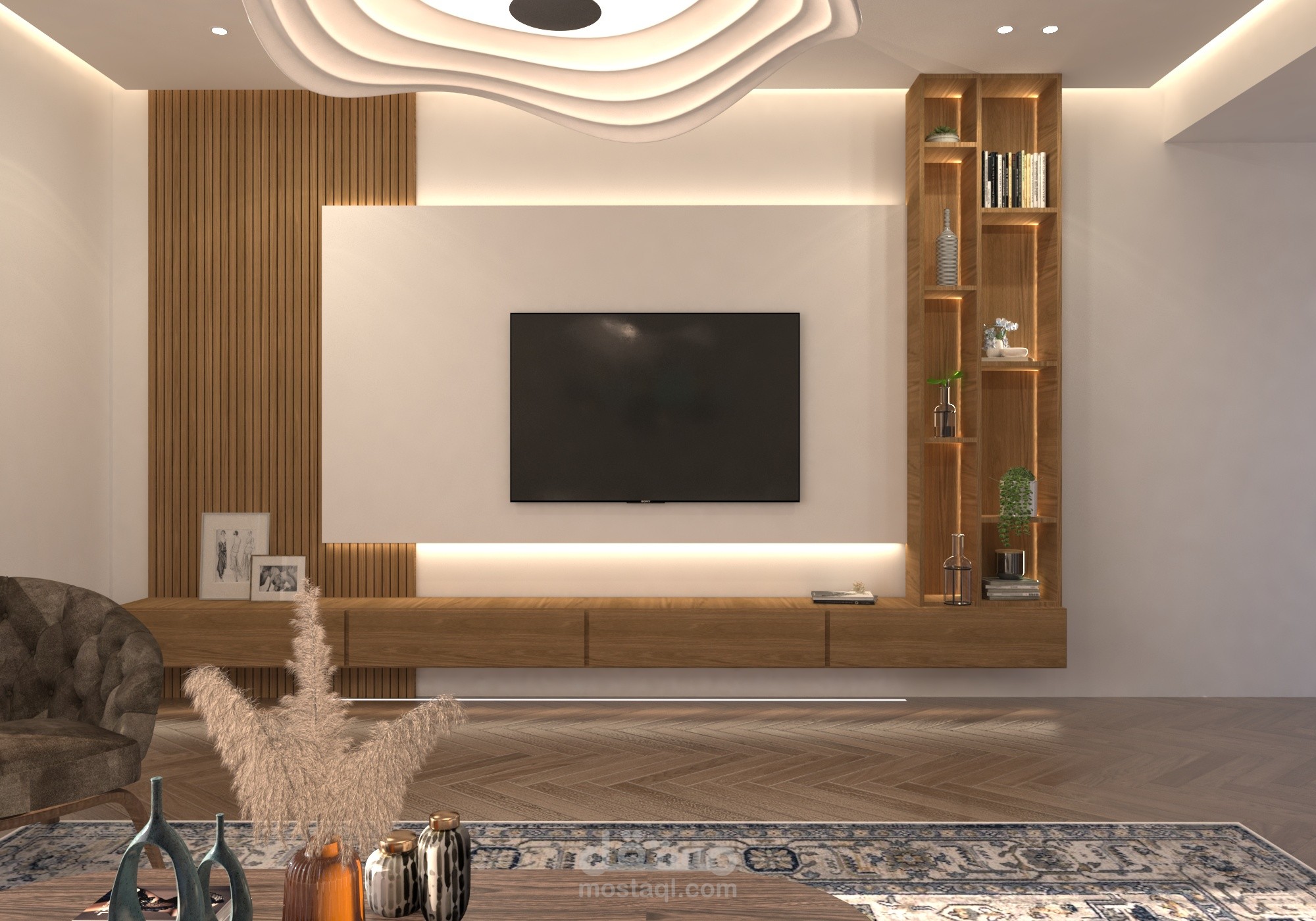 تصميم غرفة معيشة