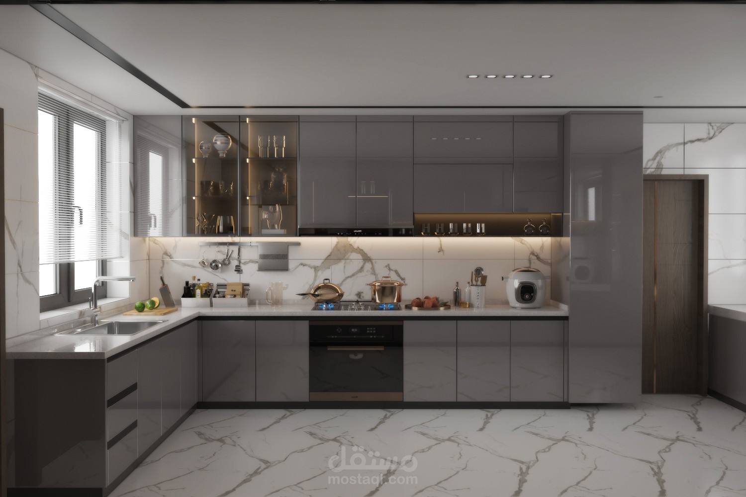 تصميم مطبخ عصري