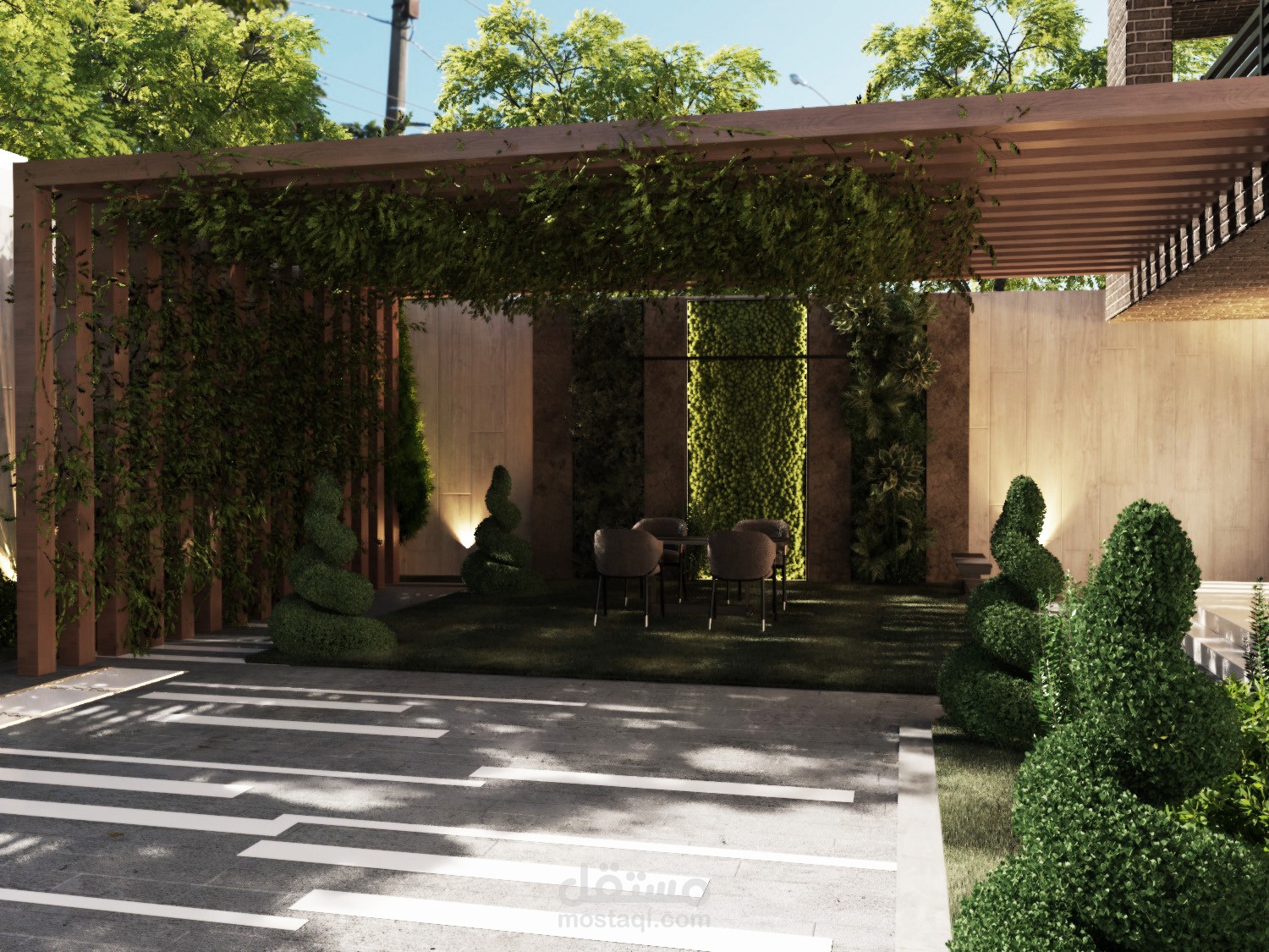 تصميم حديقة