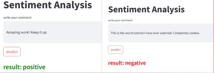 موذج تعلم آلي لاكتشاف المشاعر الإيجابية والسلبية في النصوص