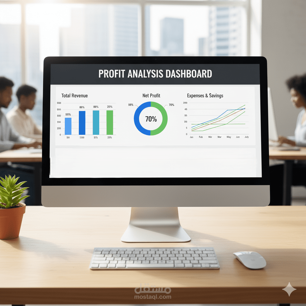 لوحة Dashboard لمعرفة الارباح