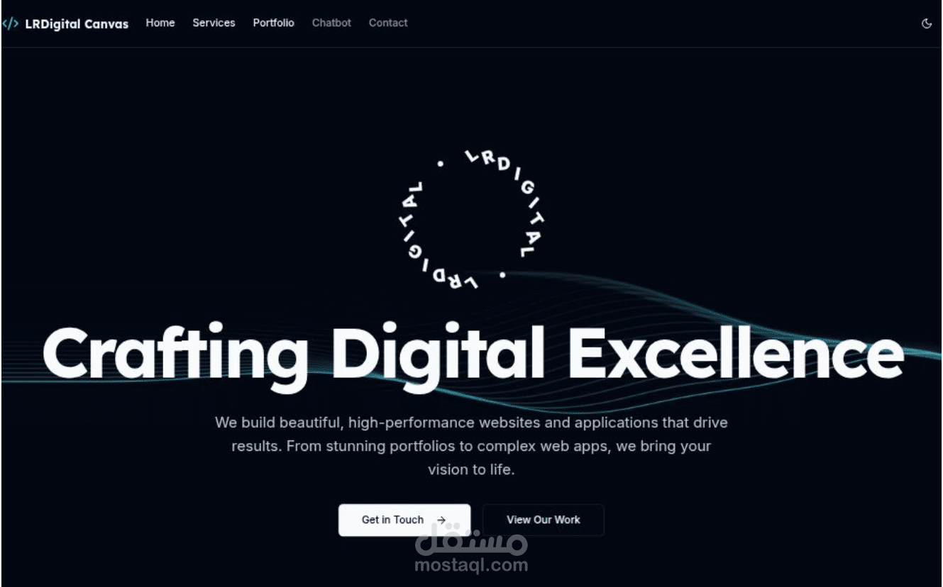 website represent my portfolio