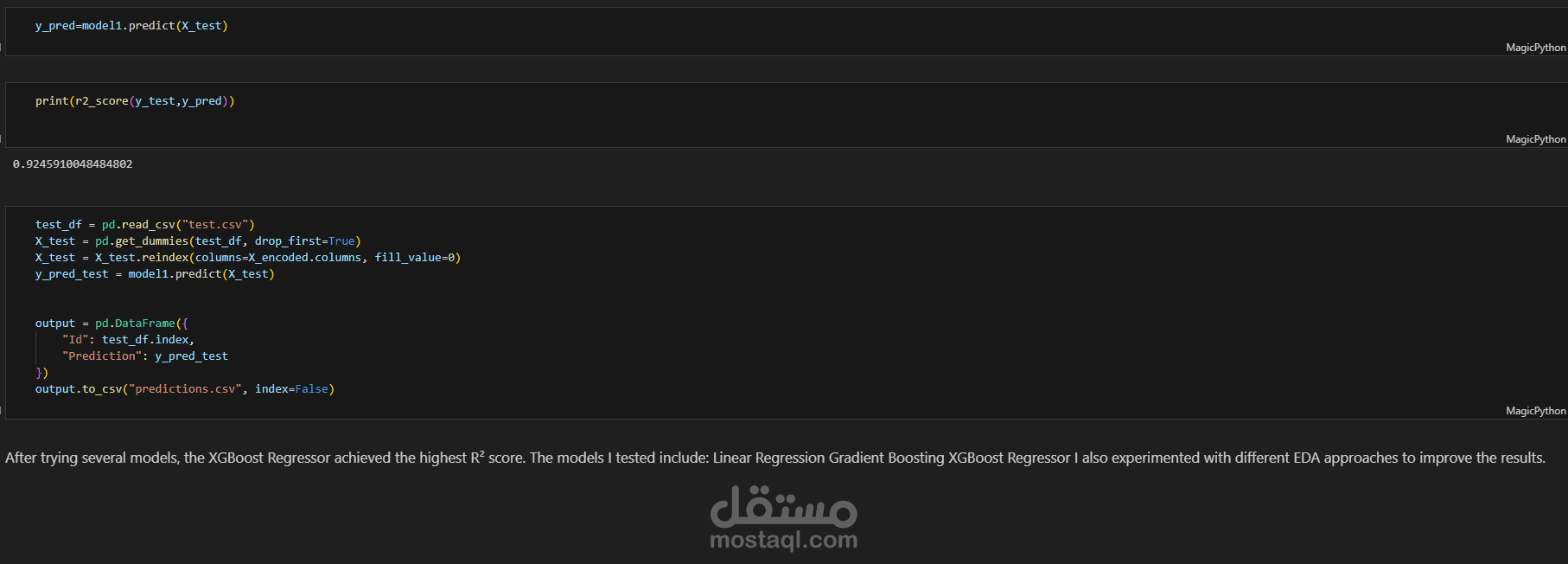 تحليل وتنظيف بيانات عقارية وتدريب نماذج تنبؤية