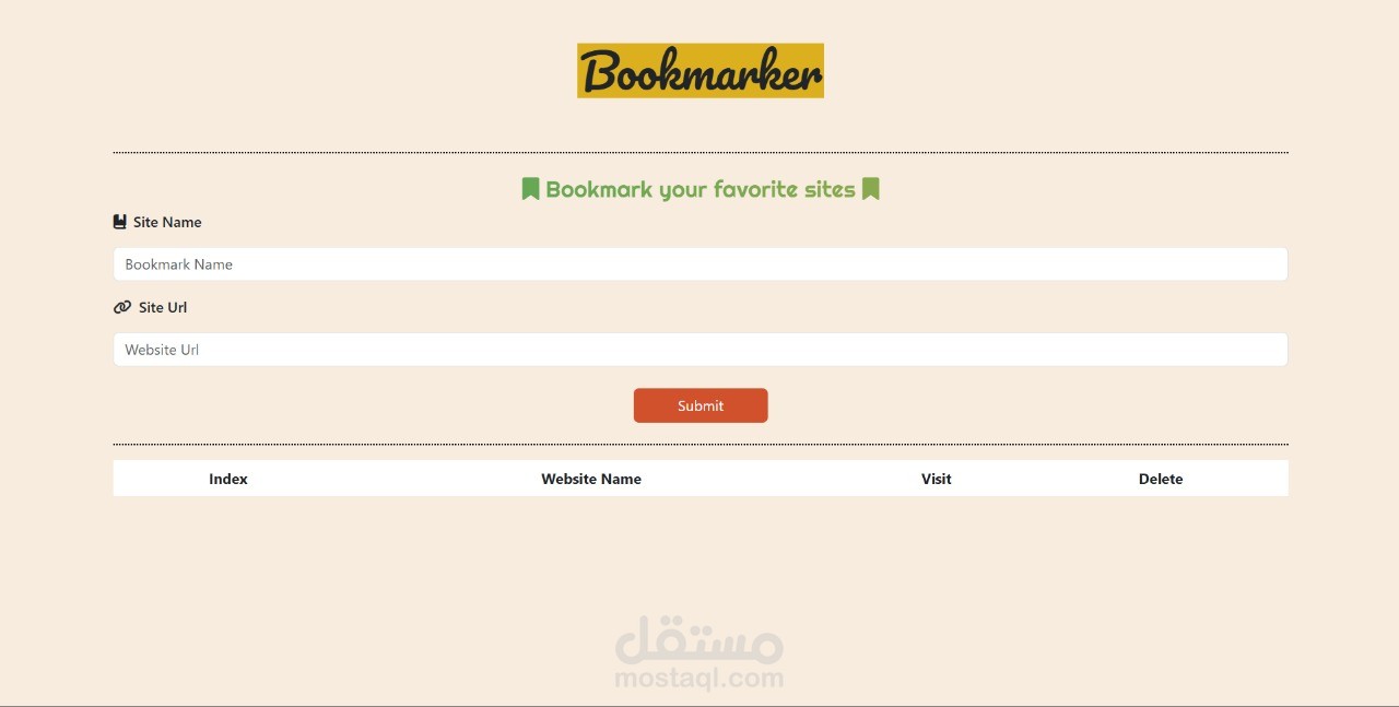 مدير العلامات المرجعية أداة لإنشاء وإدارة العلامات المرجعية لمواقع الويب مع التحقق من صحة الروابط ووظيفة البحث.