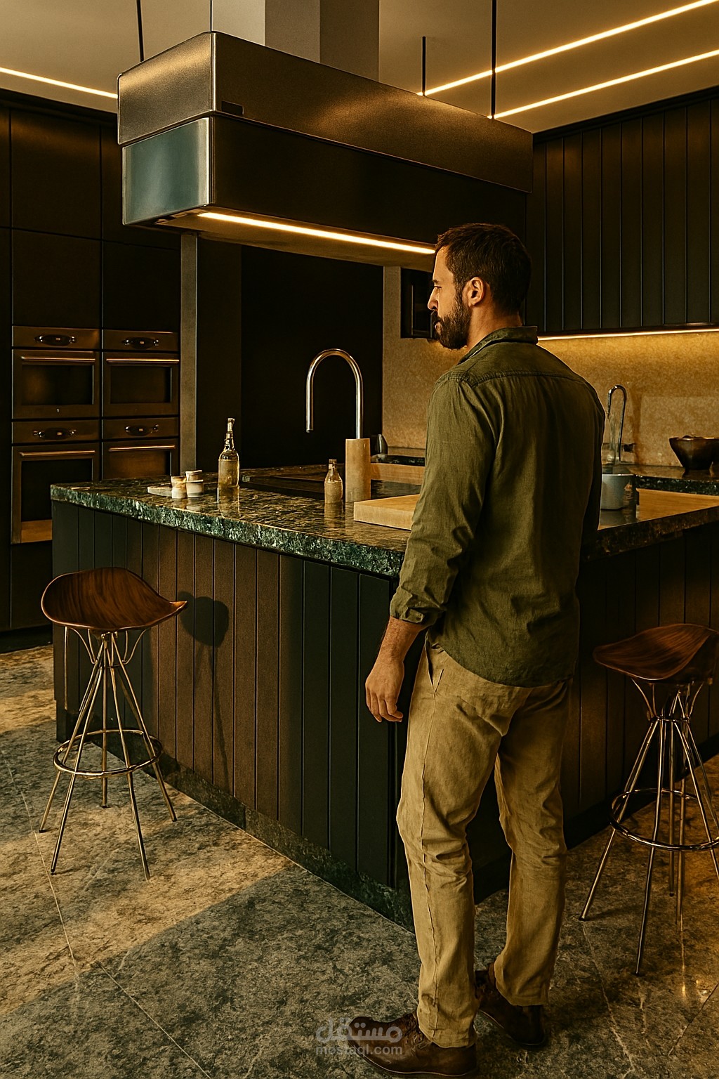 تصميم داخلي لمطبخ