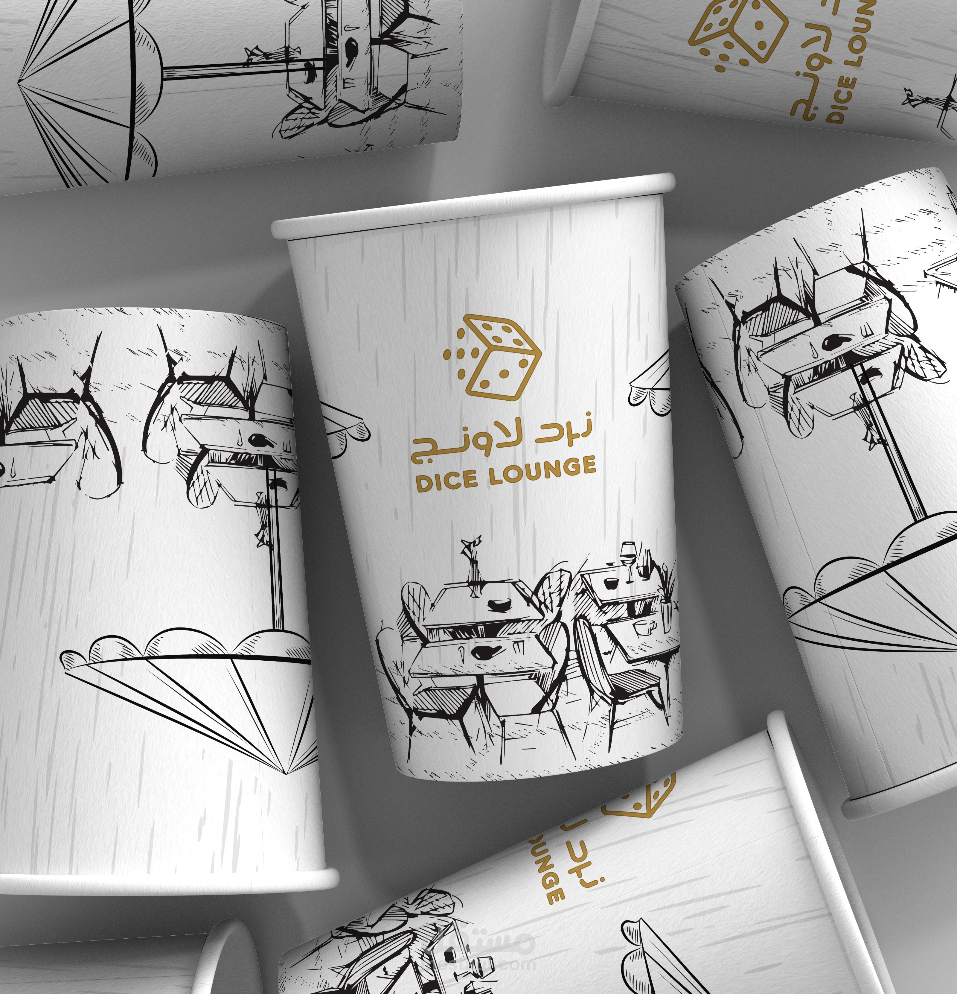 تصميم باكيجنج لكوب قهوة ( packaging )