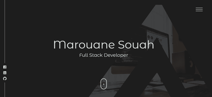 Portfolio built with Angular5 and Laravel