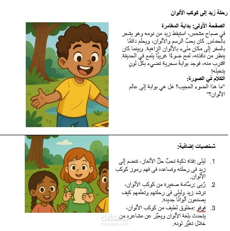 قصص مصورة للأطفال