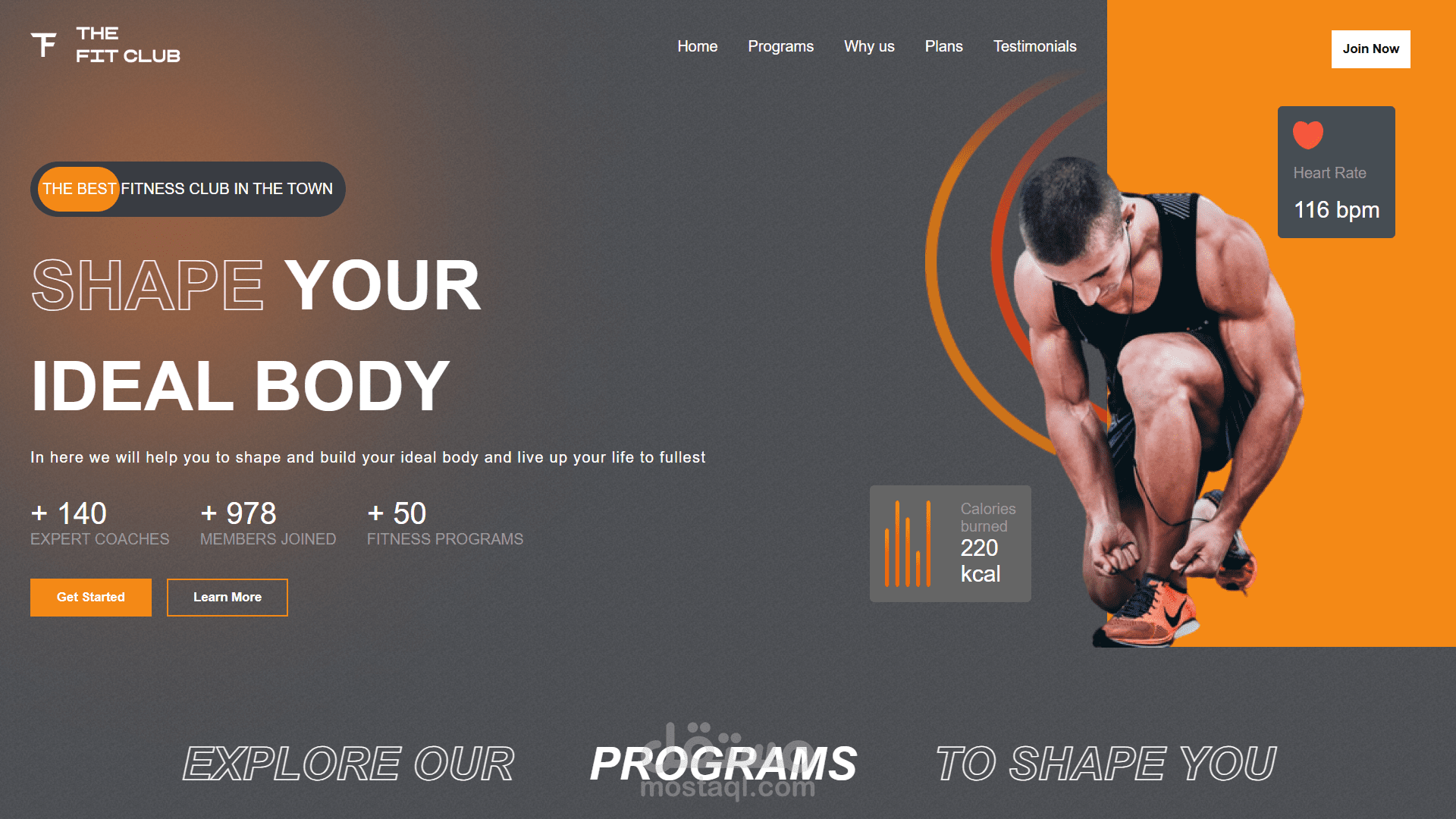 TheFitClub - موقع مخصص للرياضيين