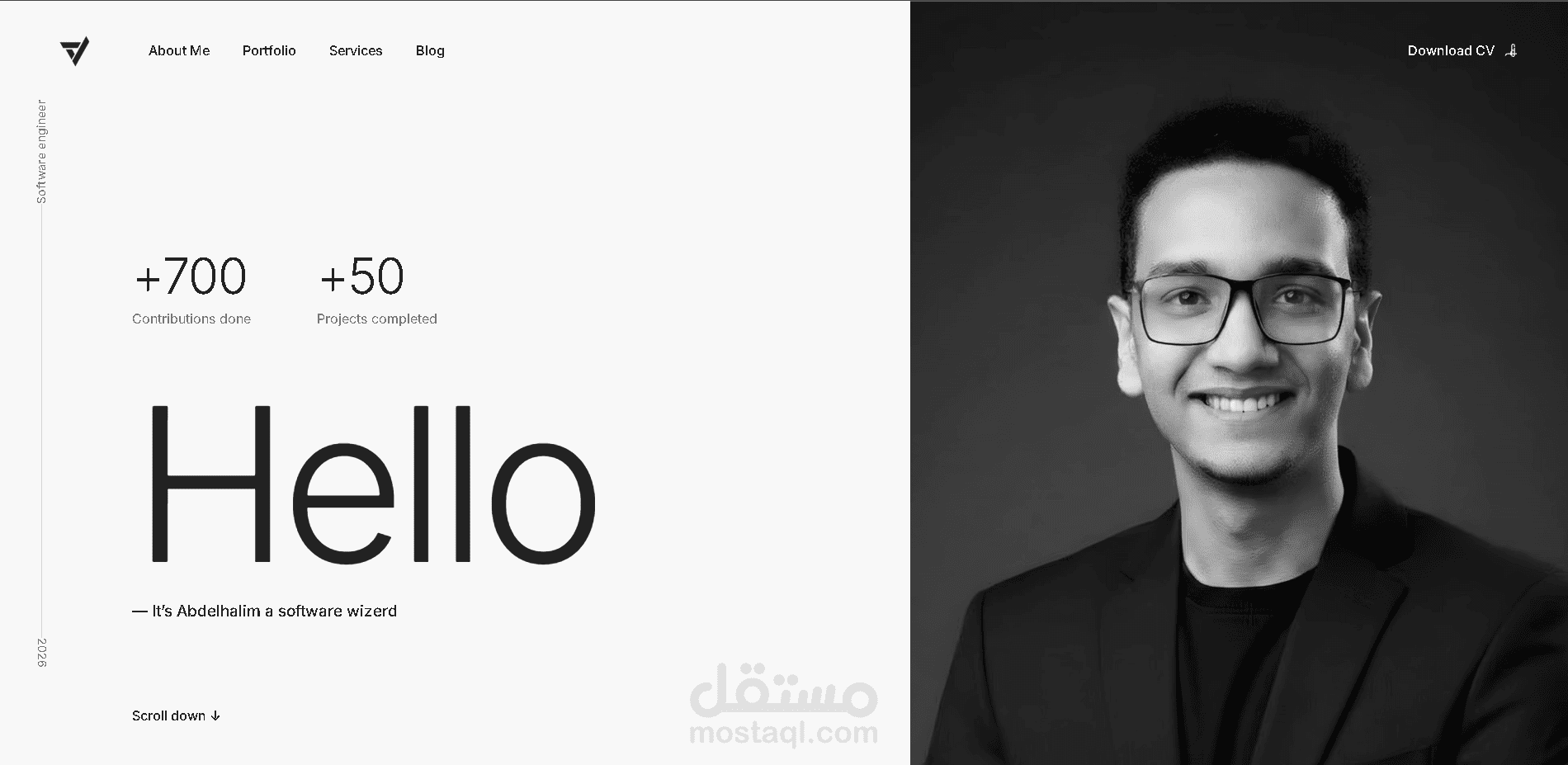 Portfolio | معرض اعمال خاص تفاعلي يعكس جودة العمل التي ستستلمها وخبرتي في المجال