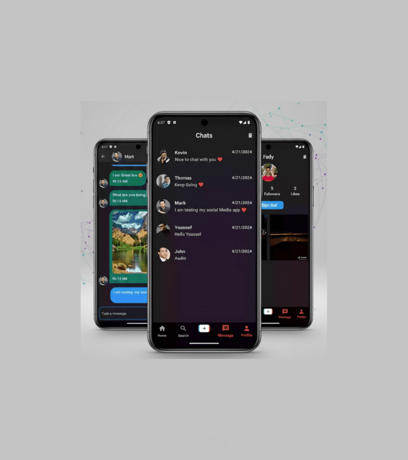 منصة تواصل اجتماعي ومشاركة فيديوهات قصيرة (Android & iOS)
