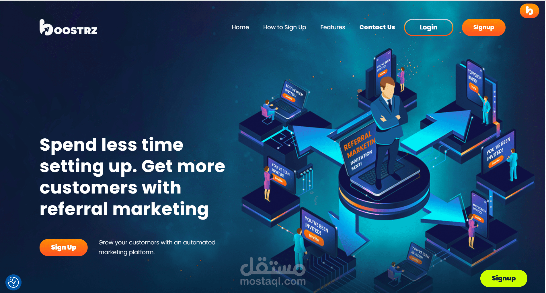 Boostrz | Trackable Referral Marketing Platform