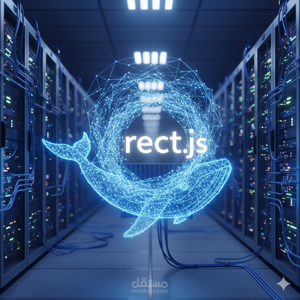 مشروع أتمتة حاويات التطبيقات (React.js Containerization & Optimization)