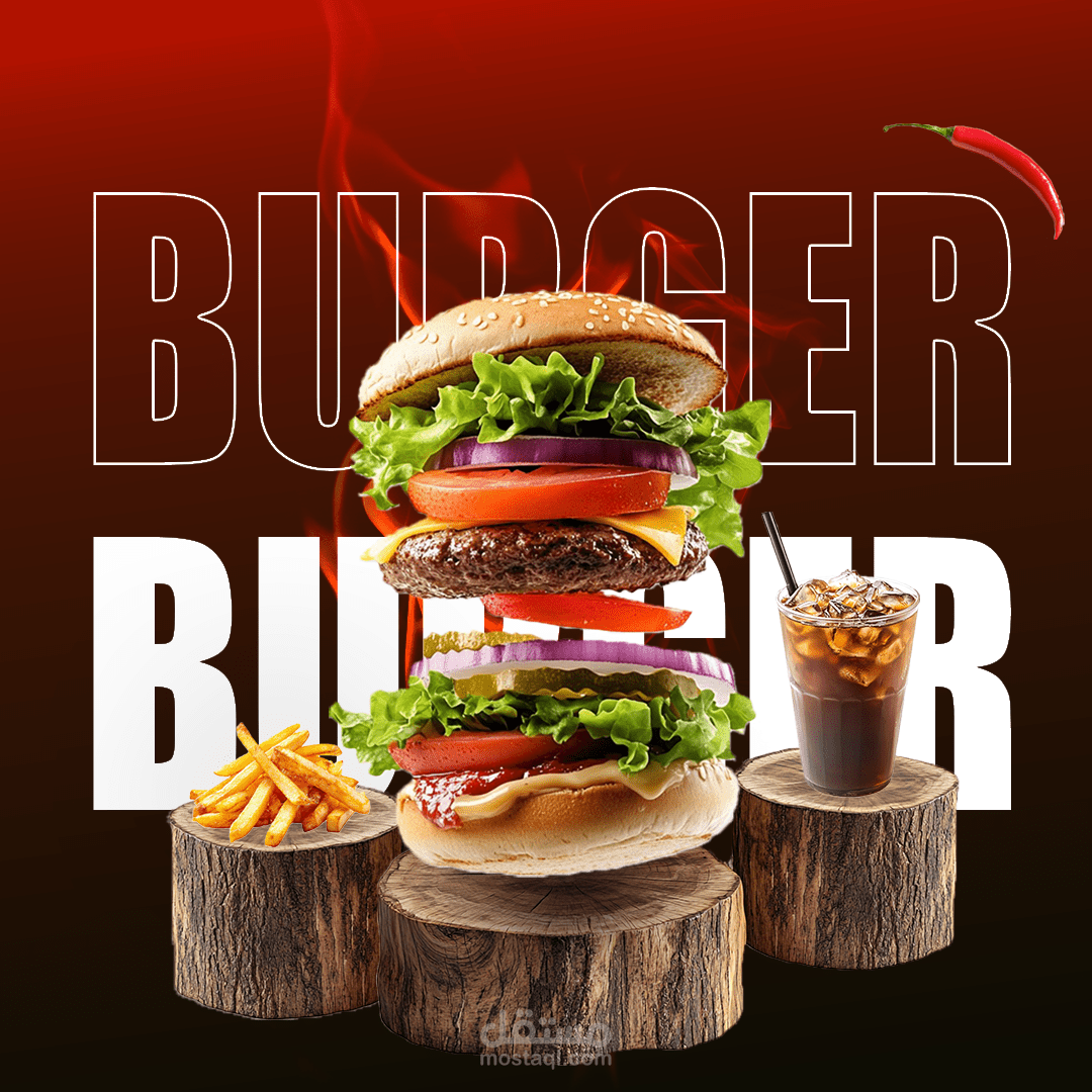 تصميم بوستر إبداعي للسوشيال ميديا