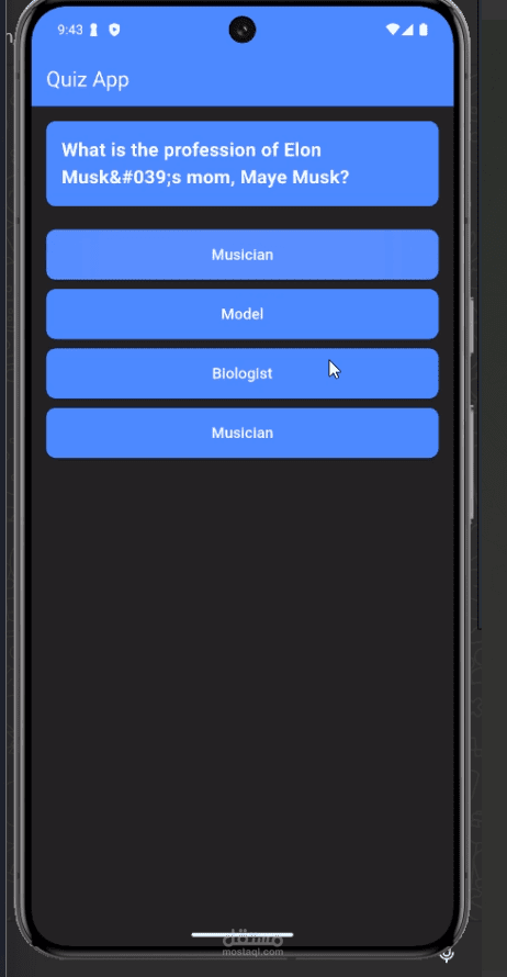 quiz app
