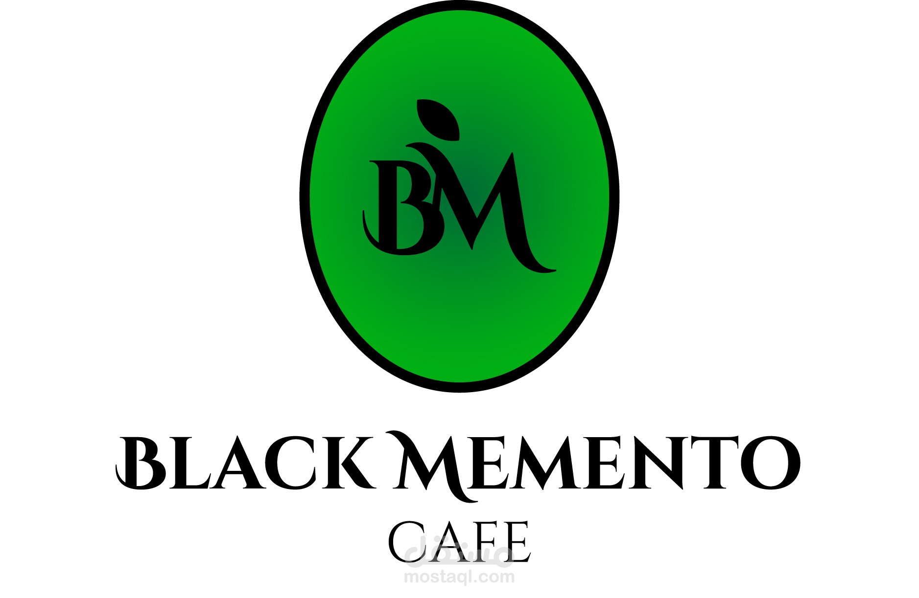 تصميم شعار  لمقهى Black Memento