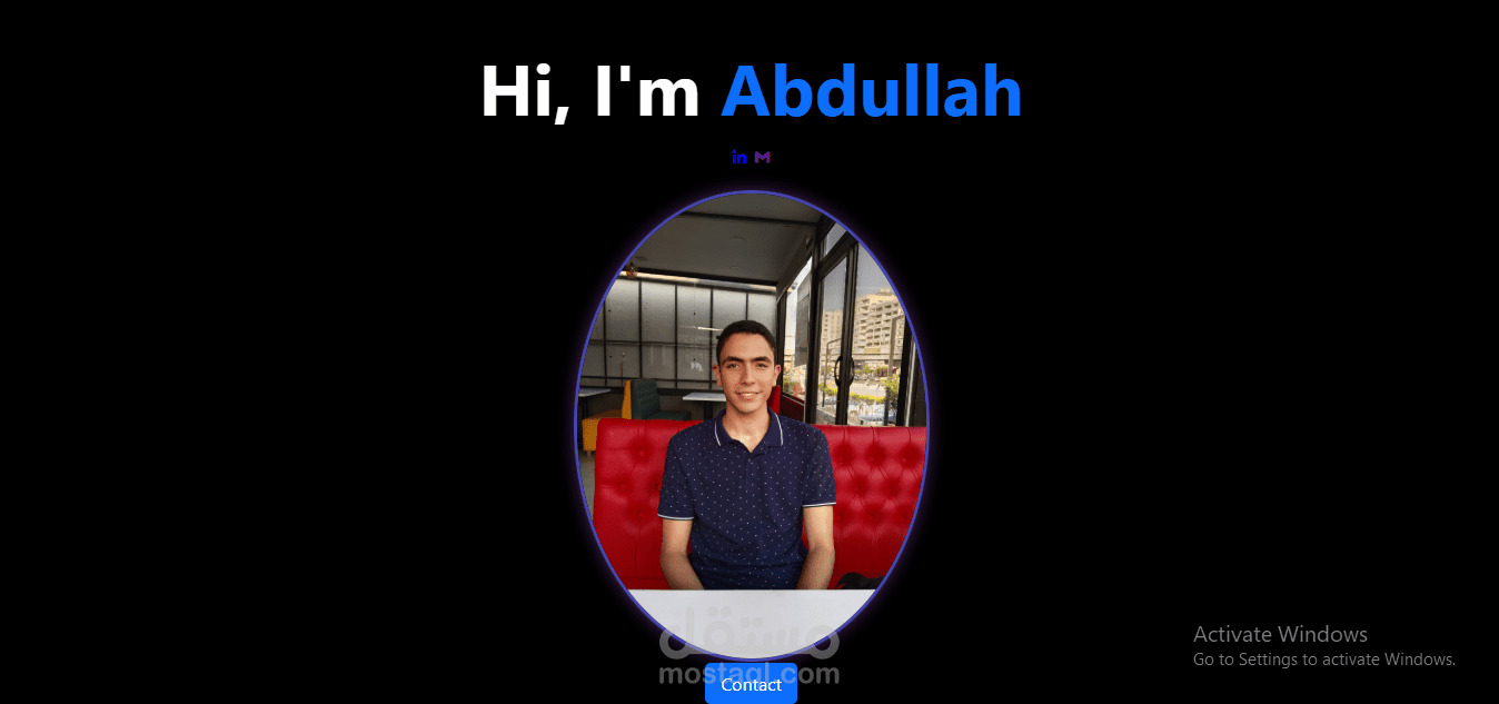 واجهة موقع امامية
