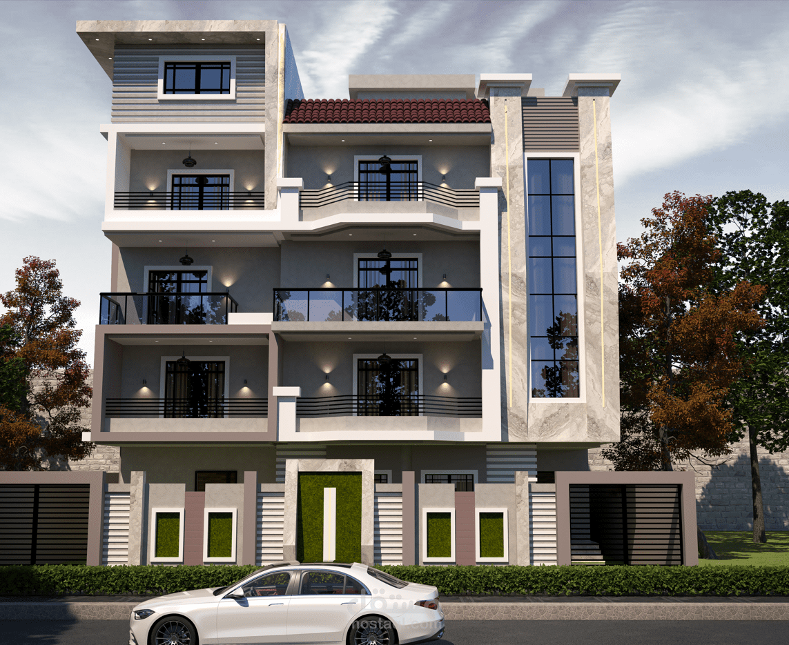 تطوير واجهة سكنية مودرن | 3D Modeling & Architectural Visualization