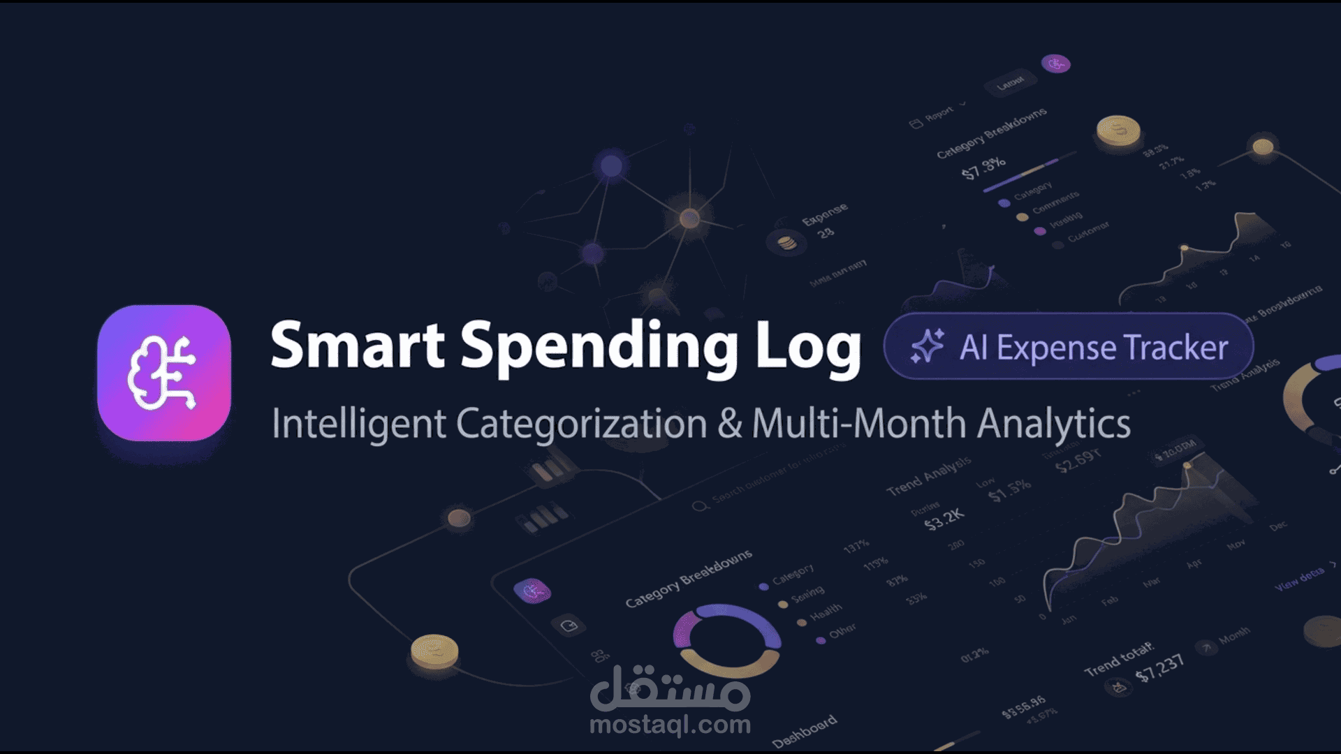 سجل الإنفاق الذكي Smart Spending Log AI Powered Expense Tracker