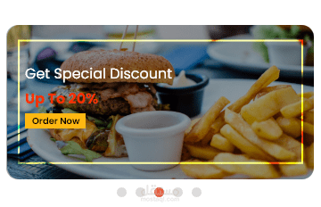تصميم واجهة المستخدم لتطبيق مطعم  بألوان جذابة بإستخدام Adobe XD