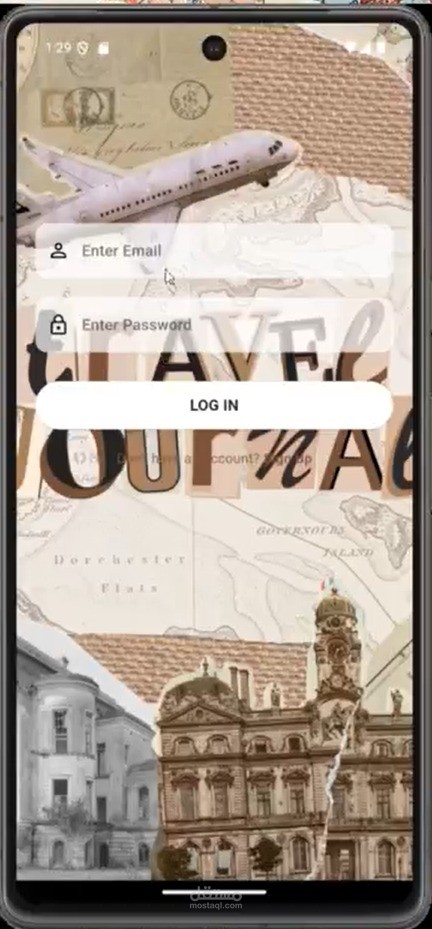 Travel Journal –موقع وخدمة ويب متكاملة مع تطبيق للهاتف
