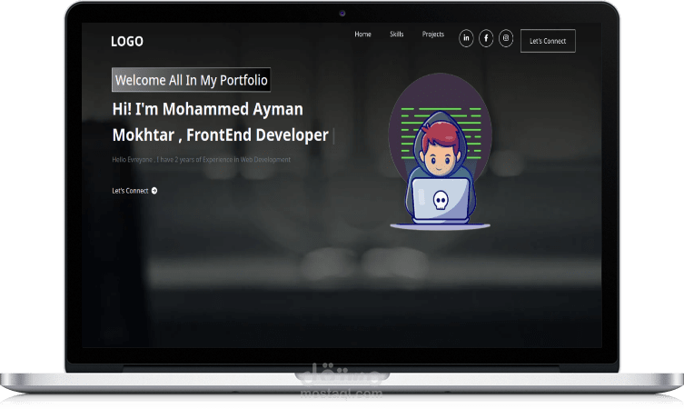 Portfolio Website – React