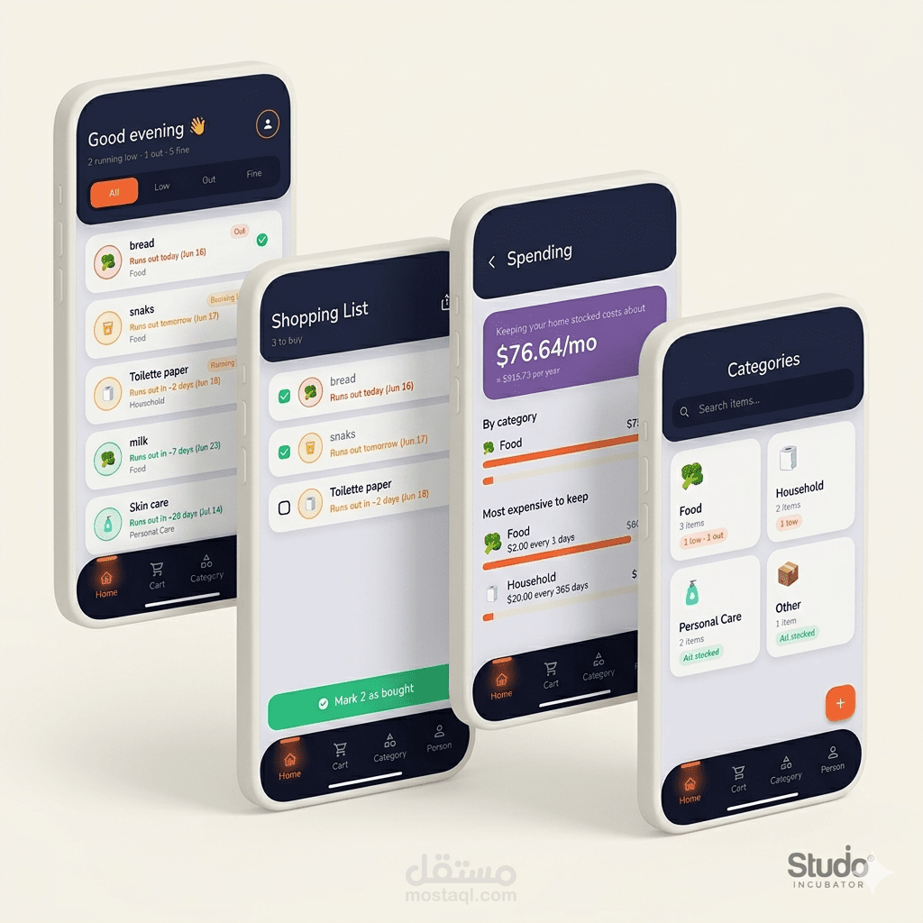 RESTOCK – Smart Home Inventory & Grocery Planner