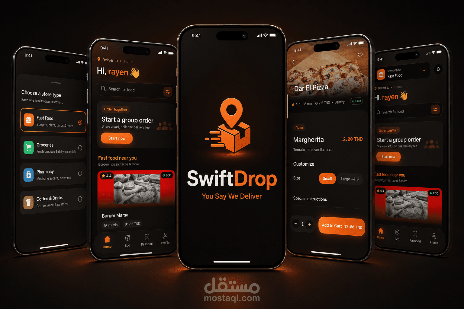 SwiftDrop – Delivery & Group Ordering App