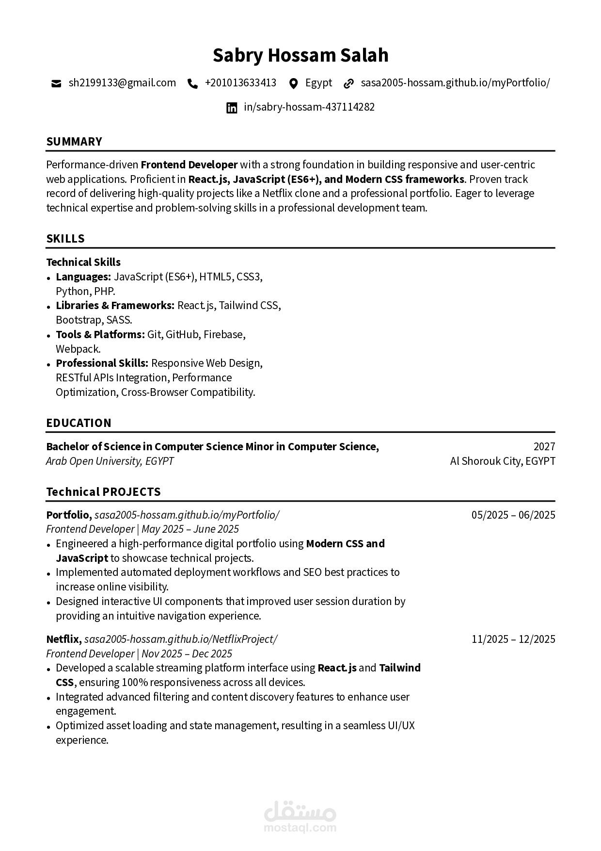 make CV on word
