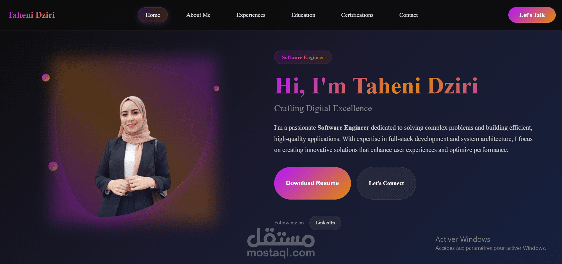 Personal Portfolio Website