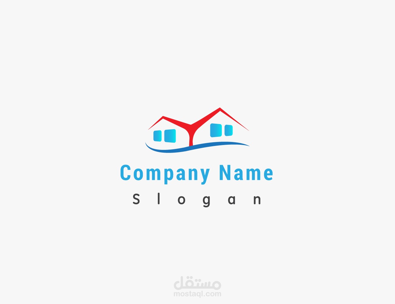 شعار لشركة عقارات لم يتم بيعه بعد