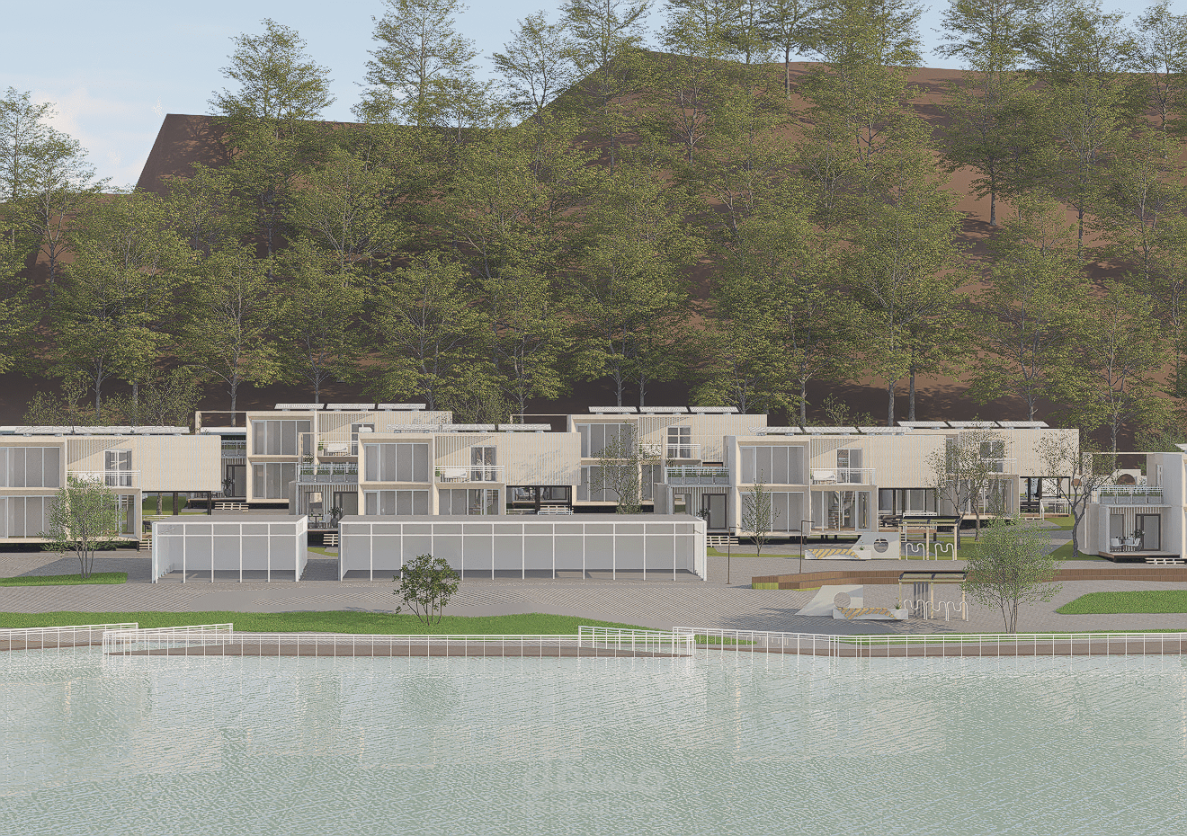 Riva Amateur Football Player Camp Area Design