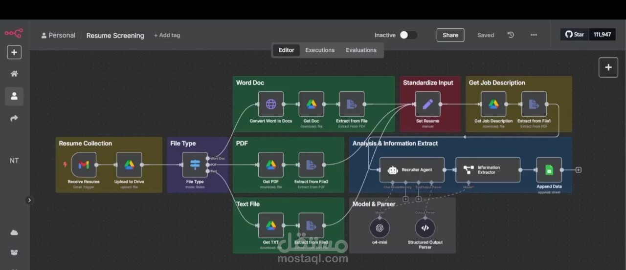 AI-Powered Resume Screening & Job Matching Automation Workflow