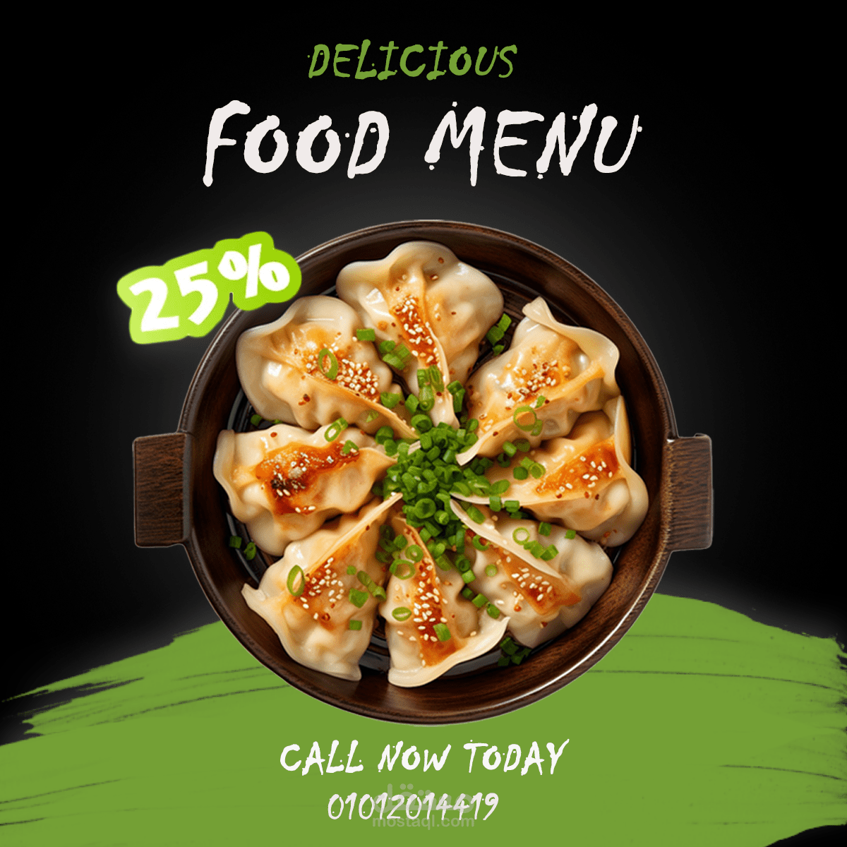 سوشسال ميديا بوست لمطعم