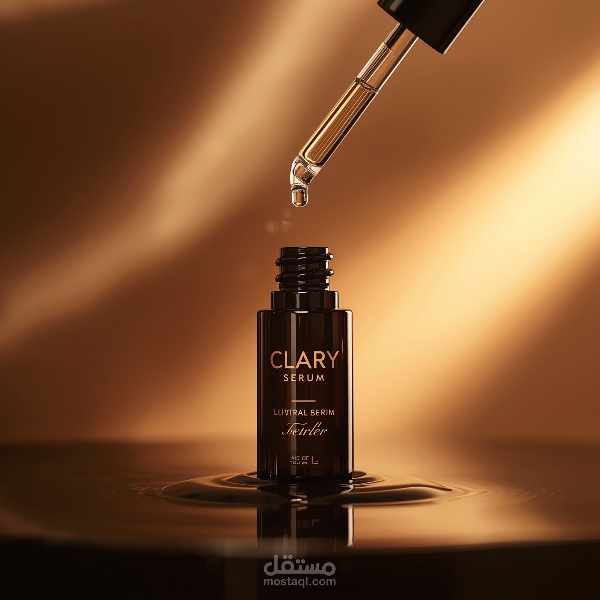 تصميم فيديو إعلاني سينمائي لسيروم كلاري يزيد المبيعات ويعكس فخامة المنتج