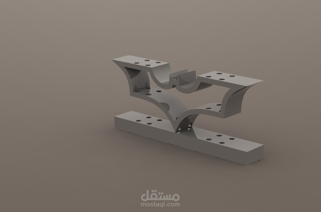 تصميم مجسم لحامل اقلام على شكل لوجو باتمان جاهز للطباعة الثلاثية الابعاد