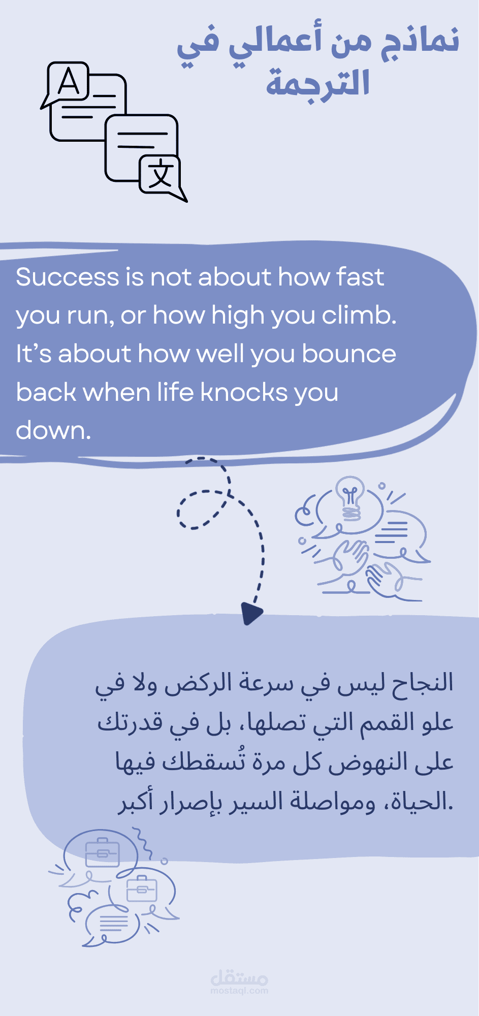 نماذج ترجمة (عربي ⇆ إنجليزي)